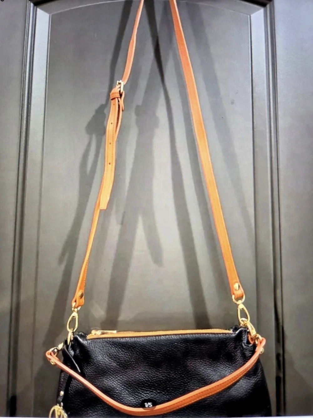 Valentino Crossbody Bag in Black & Brown Like New